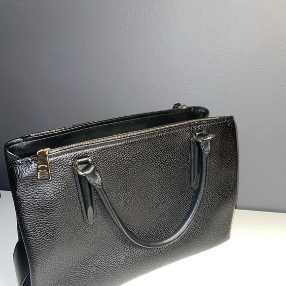 Coach black Brooklyn carryall - Picture 4 of 10